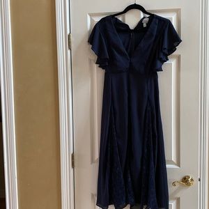ASOS navy blue cocktail dress